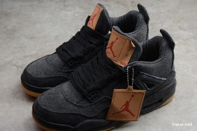 Hyperoad JORDAN 4 'BLACK' X AIR LEVI'S 0822